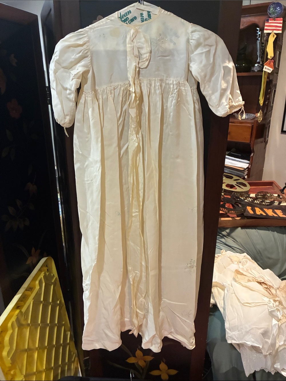 Vintage Ivory Baby Christening Gown